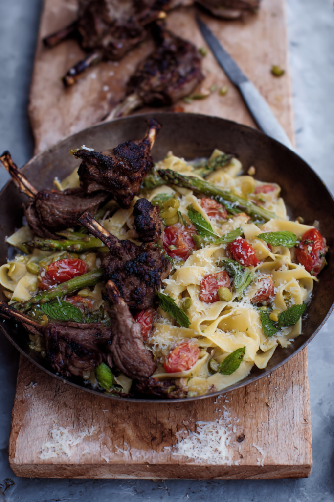 Jamie Oliver 15 Minute Meal Glazed Sizzling Chops