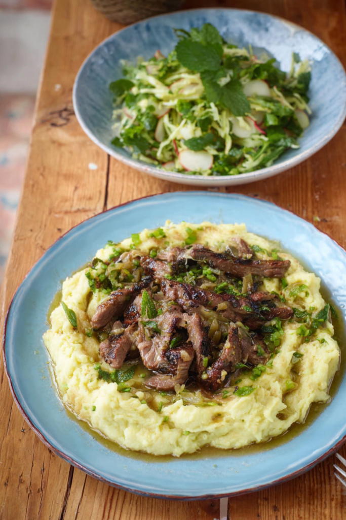 Jamie Oliver 15 Minute Meal – Mustard Lamb