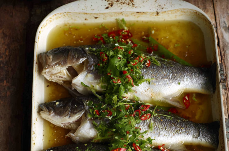 Jamie Oliver 15 Minute Meal Asian Sea Bass