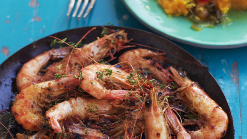 Jamie Oliver 15 Minute Meal Grilled Cajun Prawns
