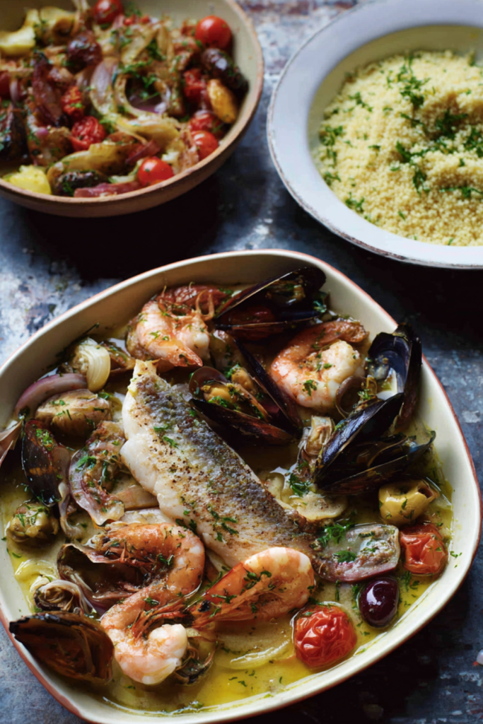Jamie Oliver 15 Minute Meal Mixed Fish Grill