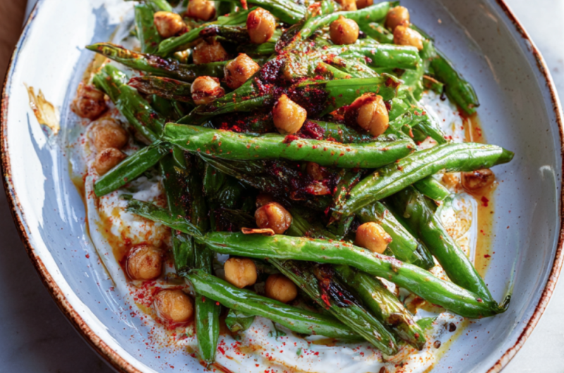 Jamie Oliver Air Fryer Harissa Green Beans