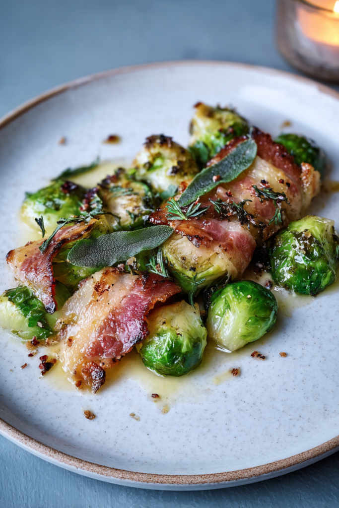 Jamie Oliver Air Fryer Sage & Pancetta Sprouts