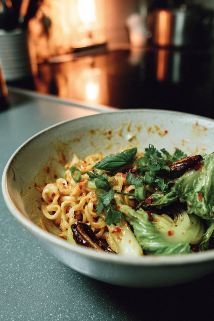 Jamie Oliver Air Fryer Sticky Aubergine Noodles
