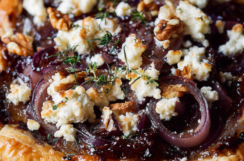 Jamie Oliver Air Fryer Sticky Onion Tart