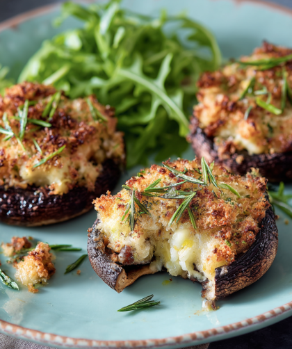 Jamie Oliver Air Fryer Stuffed Mushrooms