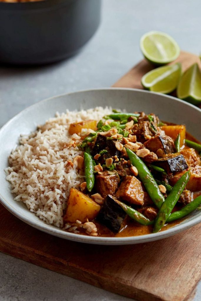 Aubergine Massaman Curry Recipe