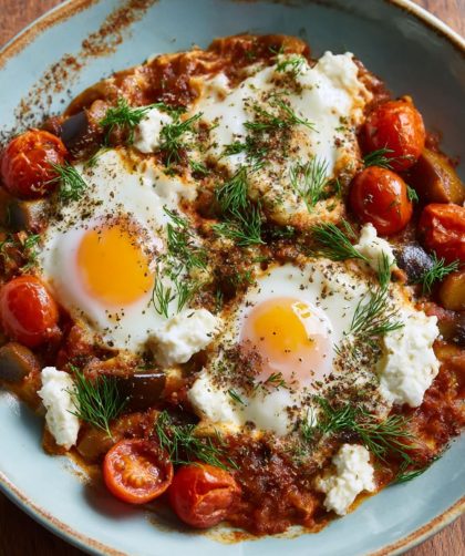 Aubergine Shakshuka Bowl Recipe
