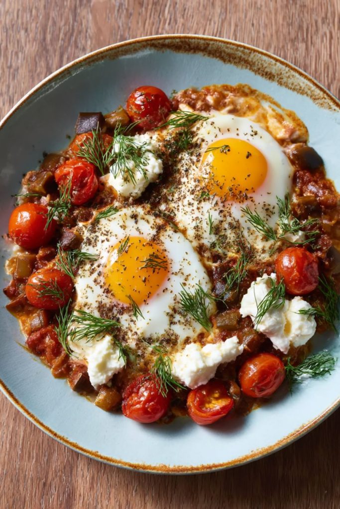 Aubergine Shakshuka Bowl Recipe