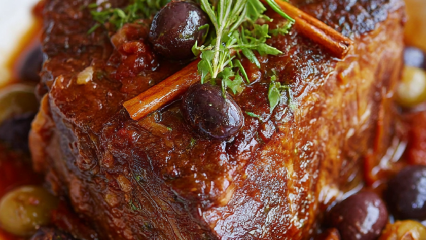 Beef Brisket with Red Wine & Shallots Recipe