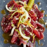 Bresaola with Mustard and Coleslaw Recipe