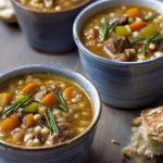 Brown Windsor soup with pearl barley Recipe