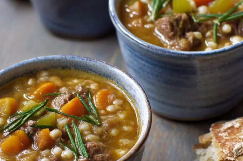 Brown Windsor soup with pearl barley Recipe
