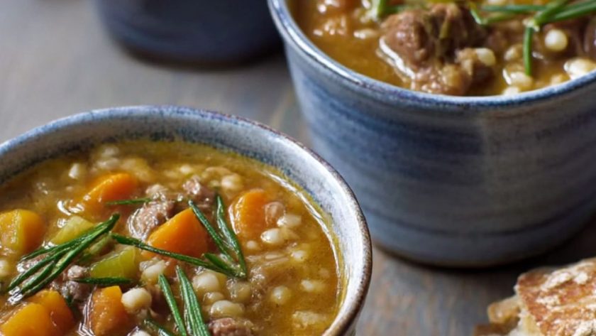 Brown Windsor soup with pearl barley Recipe