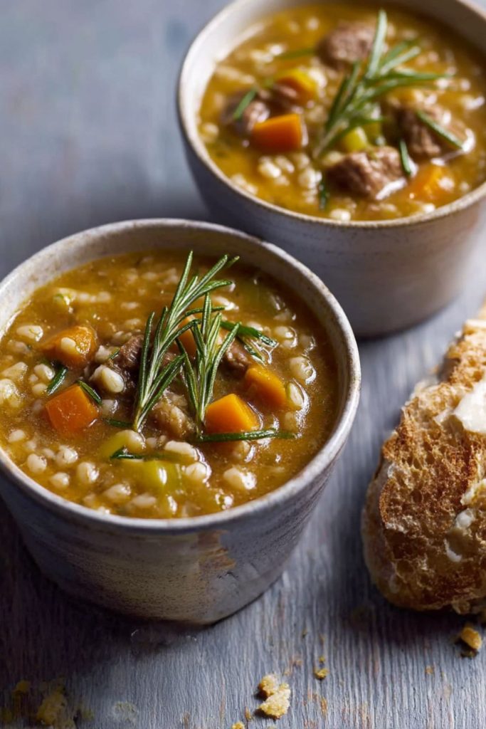 Brown Windsor soup with pearl barley Recipe
