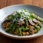 Cheat’s Mushroom & Asparagus Risotto Bowl Recipe