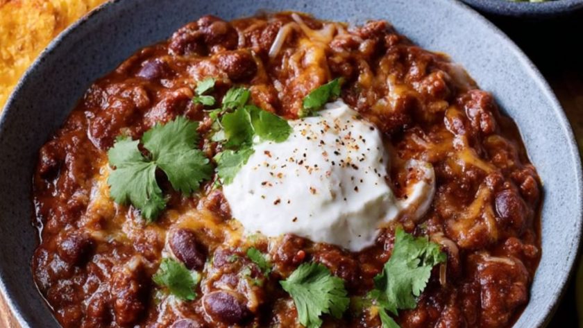 Cheesy chilli nachos Recipe