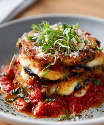 Claudio's Aubergine Parmigiana Recipe