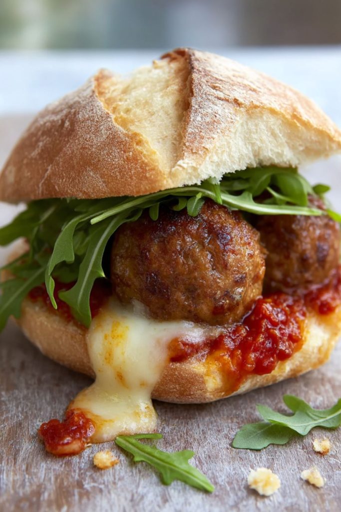 Gennaro’s Meatball Sandwiches Recipe