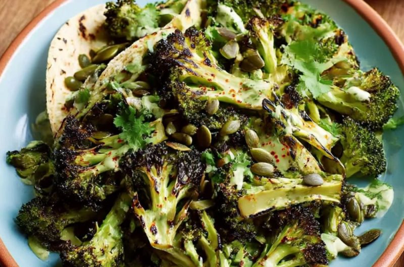 Griddled Avocado & Broccoli Tacos Recipe