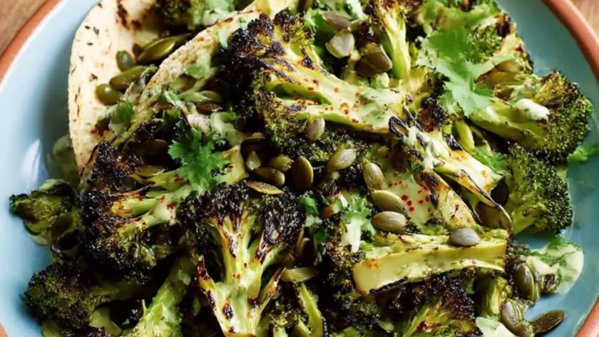 Griddled Avocado & Broccoli Tacos Recipe