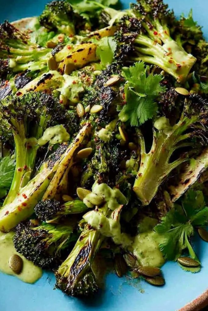 Griddled Avocado & Broccoli Tacos Recipe