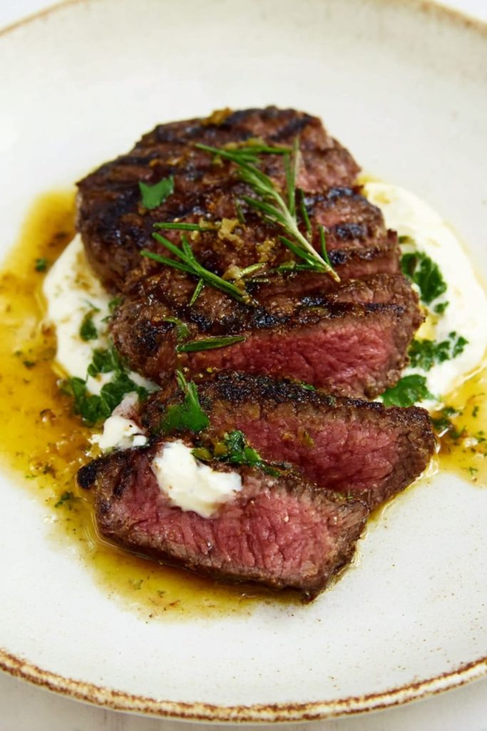 Griddled Steak with Horseradish Sauce Recipe