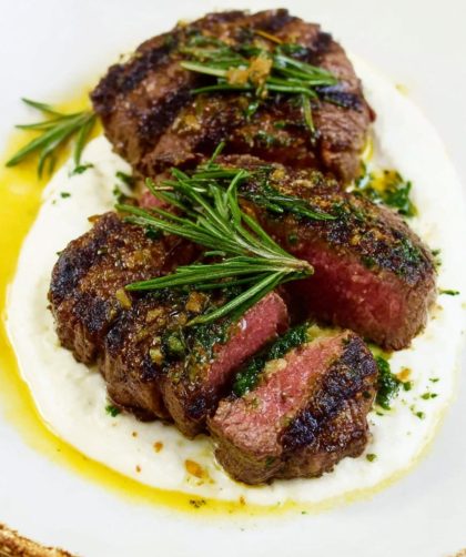 Griddled Steak with Horseradish Sauce Recipe