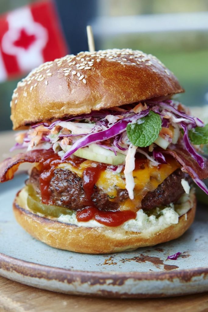Jamie's Ultimate Canada Day Burger Recipe