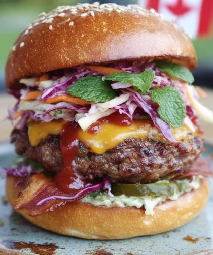Jamie's Ultimate Canada Day Burger Recipe