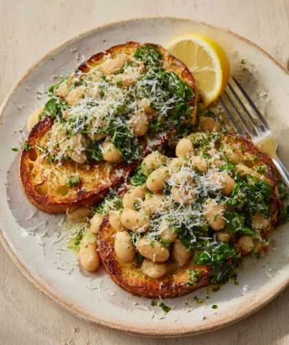 Lemony pesto beans Recipe