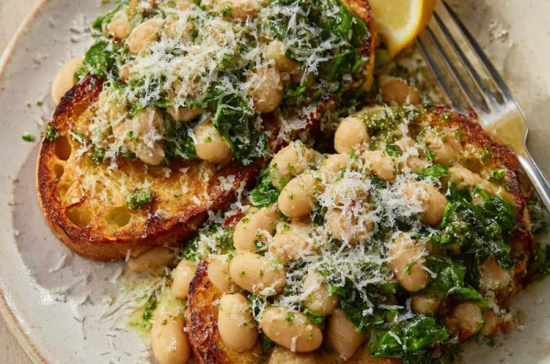 Lemony pesto beans Recipe