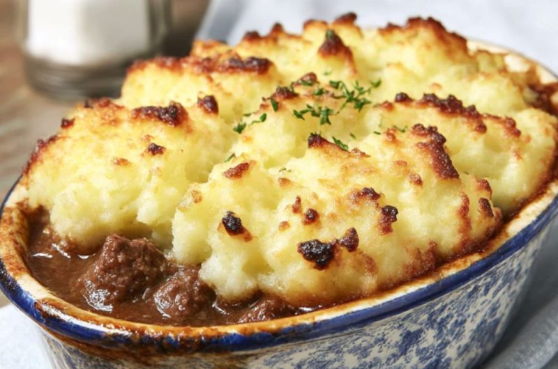 MASH-TOPPED BEEF & GUINNESS PIE Recipe