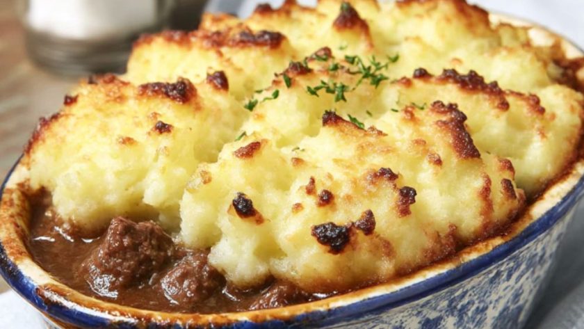 MASH-TOPPED BEEF & GUINNESS PIE Recipe