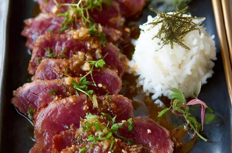 Posh Japanese-inspired beef carpaccio Recipe