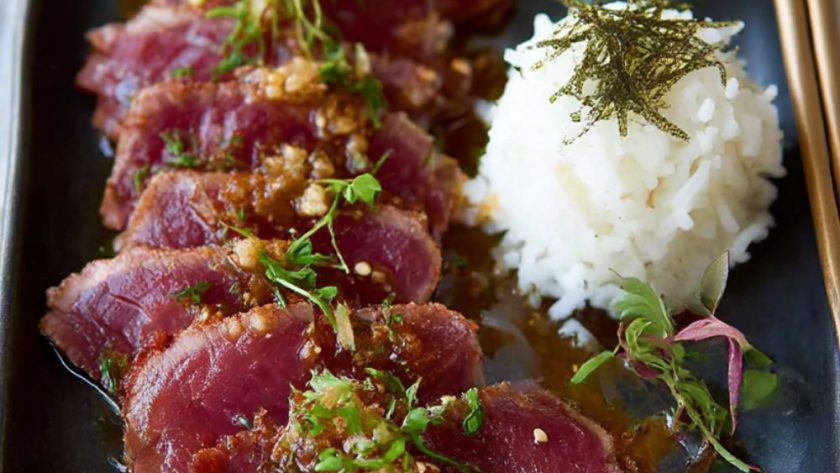 Posh Japanese-inspired beef carpaccio Recipe