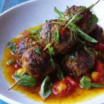 Roast Meatloaf with Tomatoes, Garlic and Basil Recipe