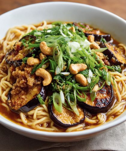 Roasted Aubergine Laksa Recipe