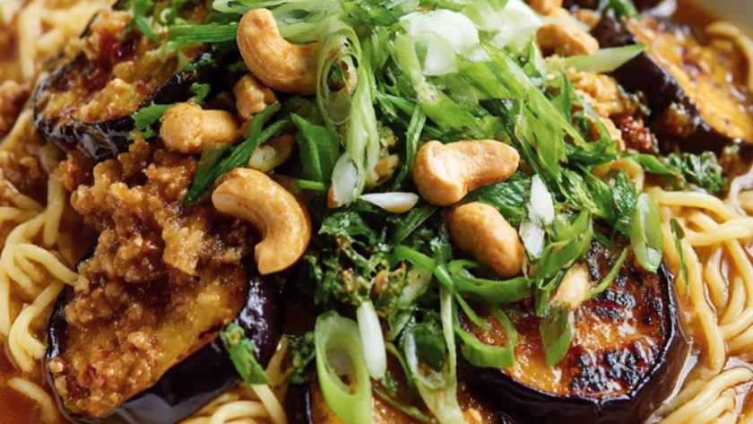 Roasted Aubergine Laksa Recipe