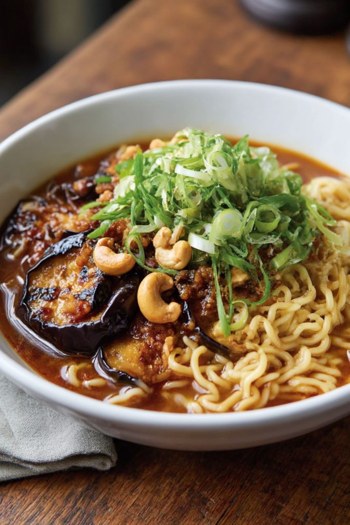 Roasted Aubergine Laksa Recipe