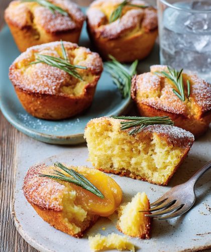 Rosemary & apricot friands Recipe