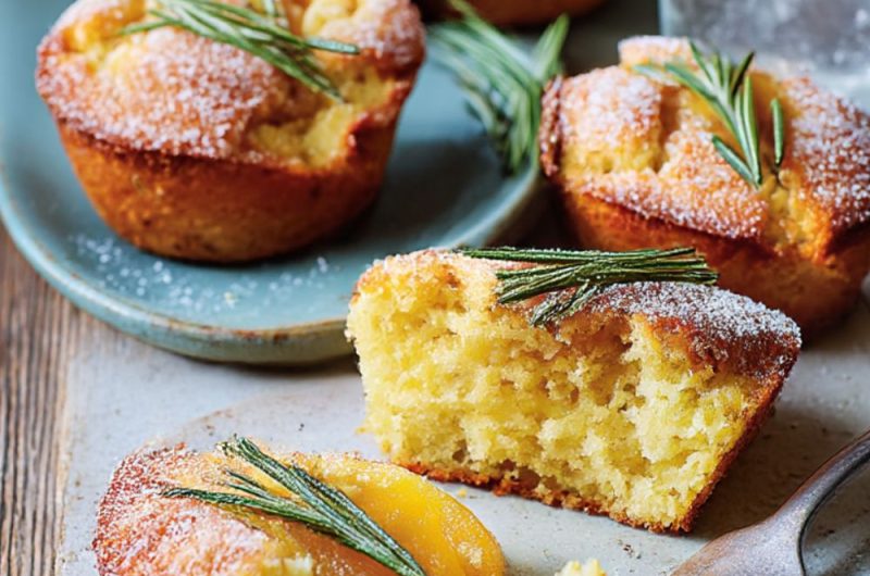 Rosemary & apricot friands Recipe