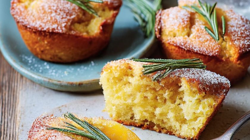 Rosemary & apricot friands Recipe