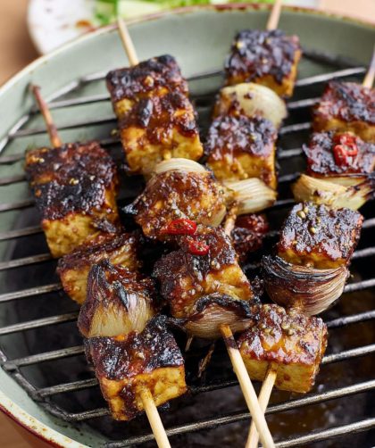 Salt & Pepper Tofu Skewers Recipe