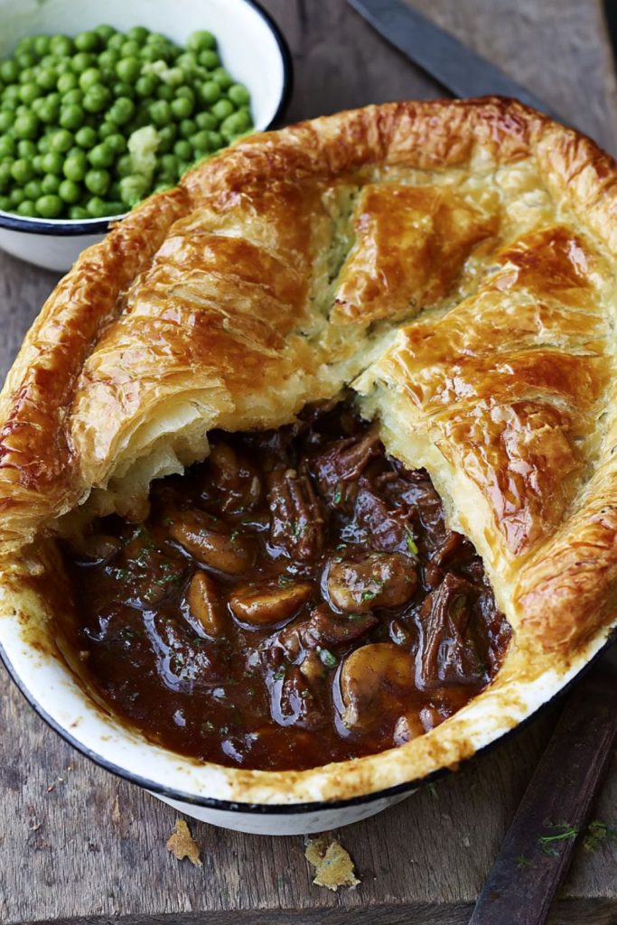 Steak, Guinness & Cheese Pie Recipe
