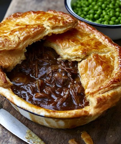 Steak, Guinness & Cheese Pie Recipe