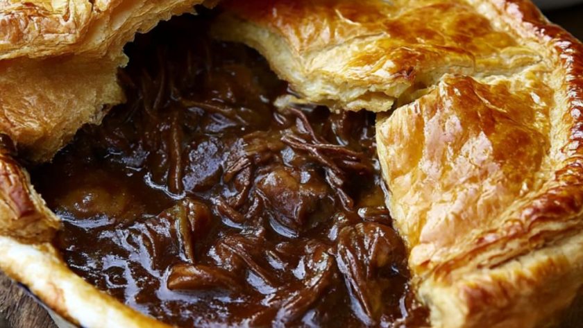 Steak, Guinness & Cheese Pie Recipe