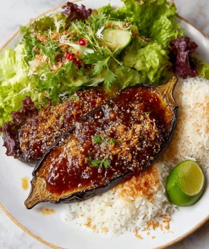 Sticky Miso Aubergine Recipe