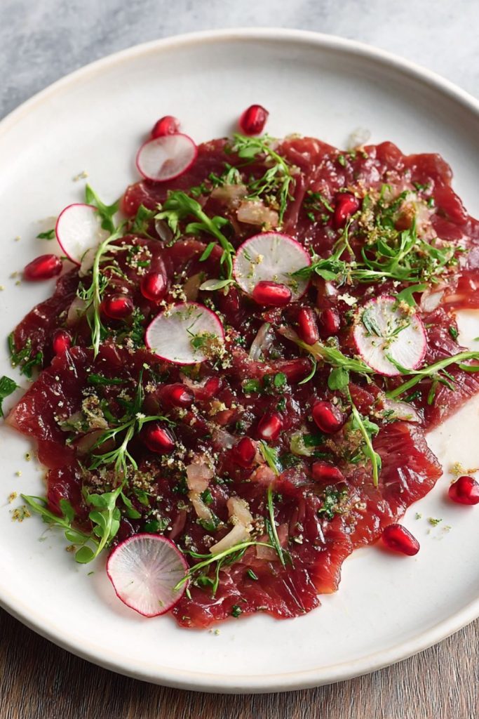 Dukkah Beef Carpaccio Recipe