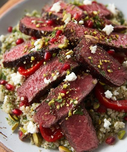 Griddled Steak & Peppers Recipe